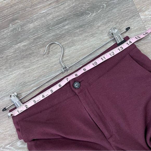 Amour‎ vert Beatrice cropped flare pants maroon - Picture 5 of 8